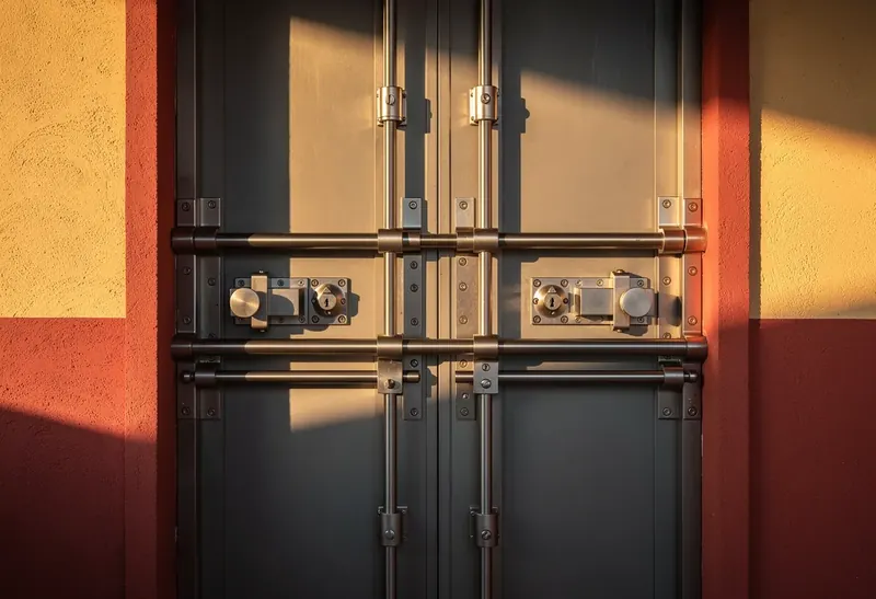 Pose d'un bloc-porte blindé par un serrurier